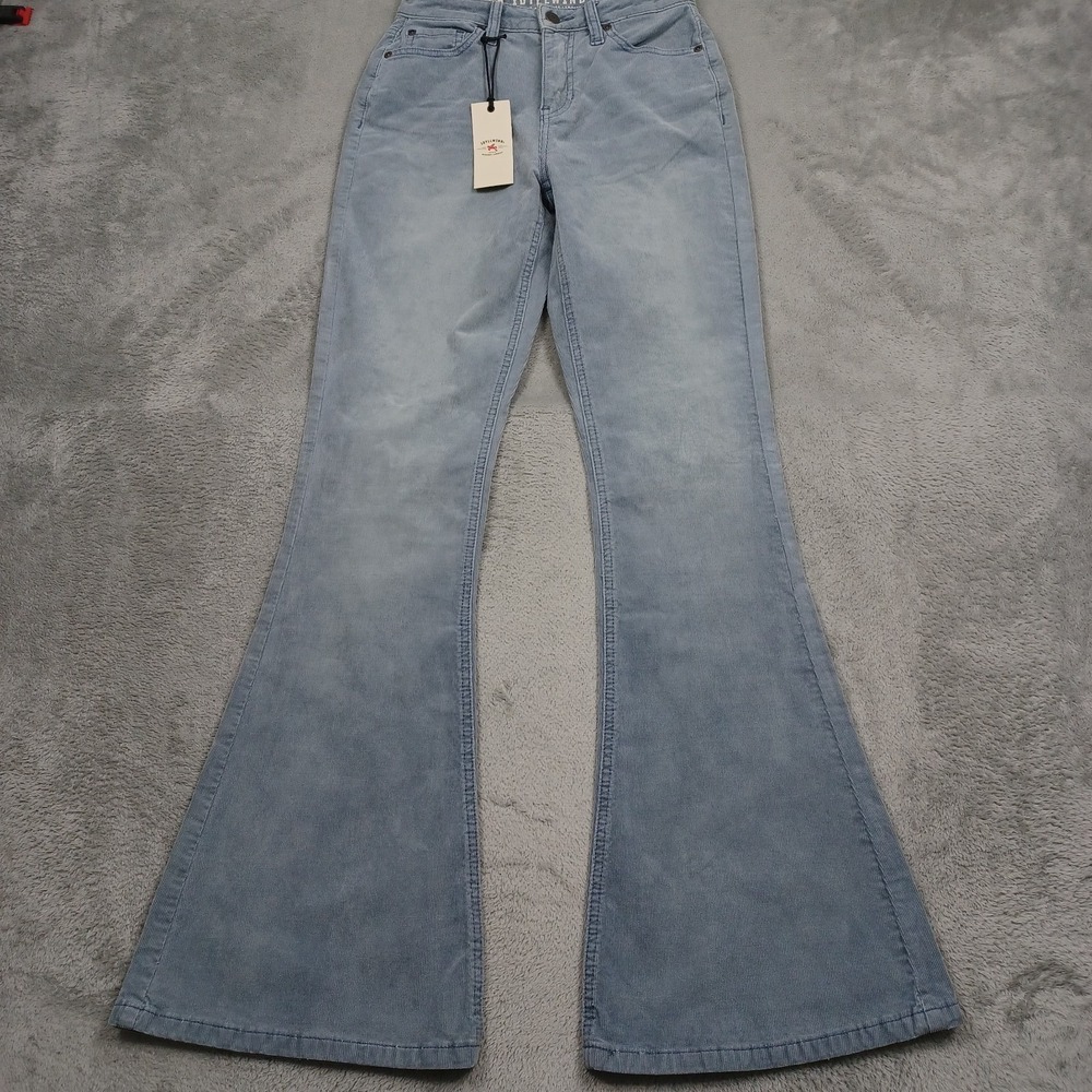 Idyllwind Jeans Womens 0 Blue Corduroy Flareβ Gypsy High Rise NWT